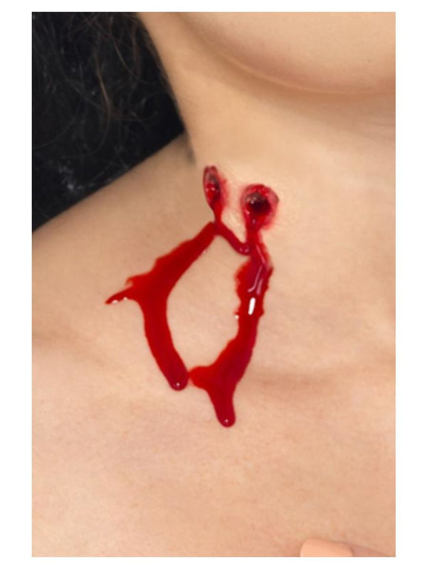 Smiffys Make-Up FX, Vampire Bite Latex Scar, Red
